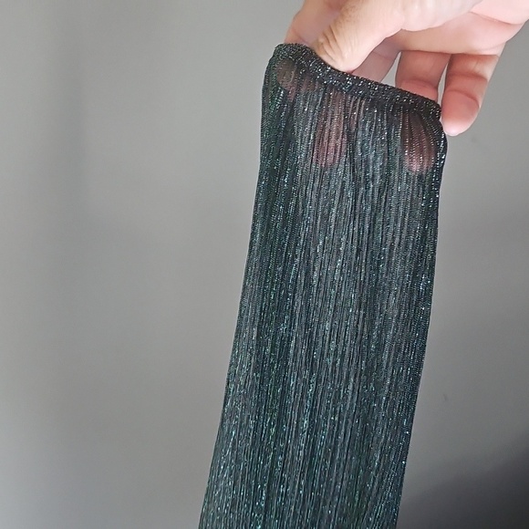 Maurices Green Sparkly Tiered Dress NWT - Picture 6 of 15